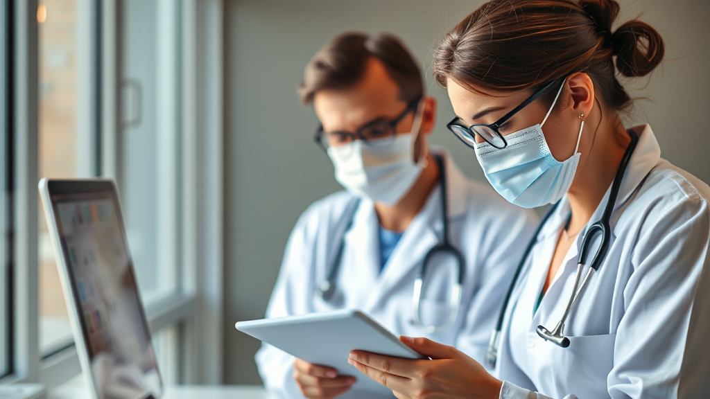 Medico specialista e paziente durante una consulenza per la gestione di patologie croniche
